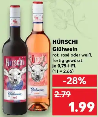 Kaufland HÜRSCHI Glühwein Angebot