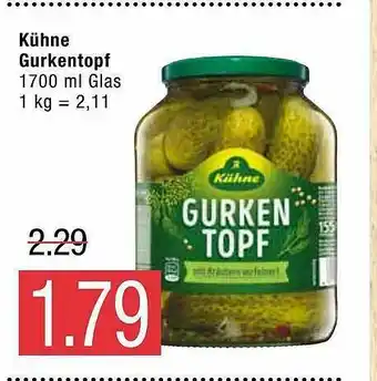 Marktkauf Kühne Gurkentopf Angebot