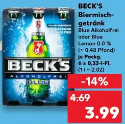 Kaufland BECK'S Biermischgetränk Angebot