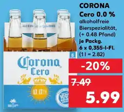 Kaufland CORONA Cero 0.0 % Angebot