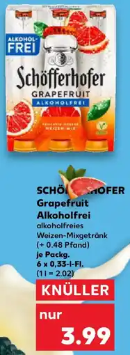 Kaufland Schöfferhofer Grapefruit Alkoholfrei Angebot