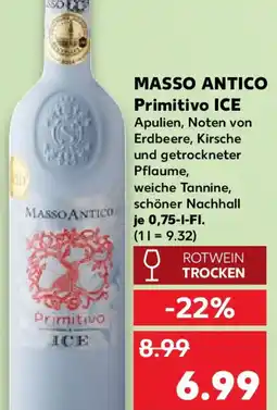 Kaufland MASSO ANTICO Primitivo ICE Angebot