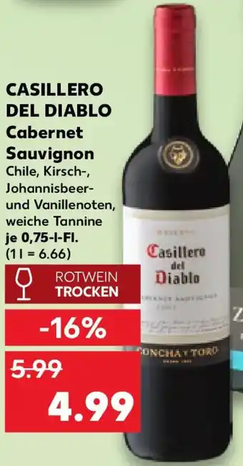 Kaufland CASILLERO DEL DIABLO Cabernet Sauvignon Angebot