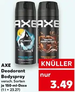 Kaufland AXE Deodorant Bodyspray Angebot