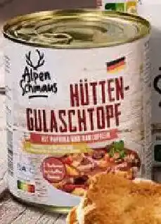 Aldi Nord ALPENSCHMAUS Hüttengericht Angebot