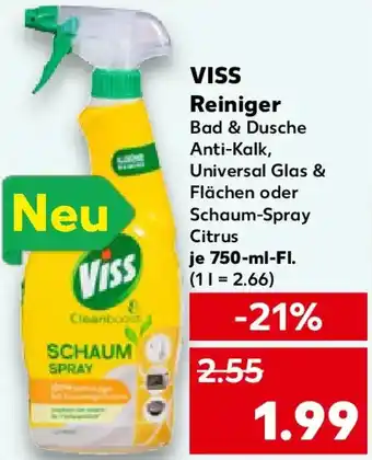Kaufland VISS Reiniger Angebot