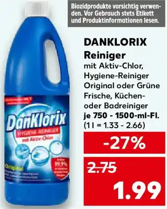 Kaufland DANKLORIX Reiniger Angebot