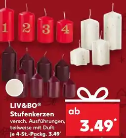 Kaufland LIV&BO Stufenkerzen Angebot