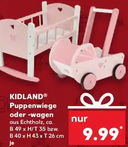 Kaufland KIDLAND Puppenwiege oder -wagen Angebot