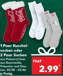 Kaufland 1 Paar Kuschelsocken oder 2 Paar Socken Angebot