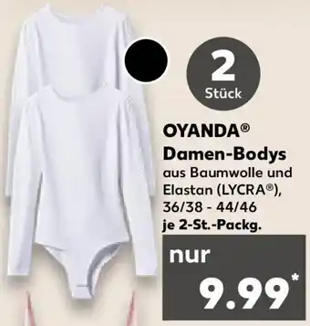 Kaufland OYANDA Damen-Bodys Angebot