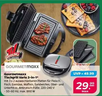 NETTO Gourmetmaxx Tischgrill Vario 3-in-1 Angebot