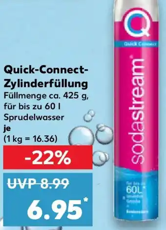 Kaufland Sodastream Quick-Connect Zylinderfüllung Angebot