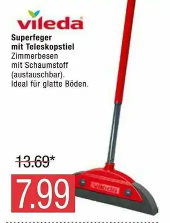 Marktkauf Vileda Superfeger Mit Teleskoptiel Angebot