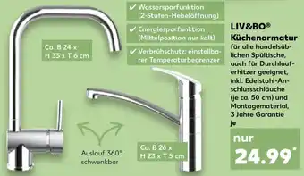 Kaufland LIV&BO Küchenarmatur Angebot