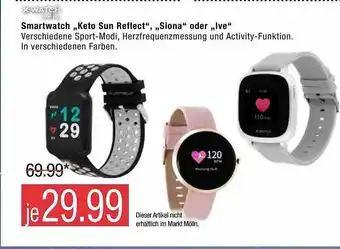 Marktkauf X-watch Smartwatch „keto Sun Reflect“, „siona“ Oder „ive“ Angebot