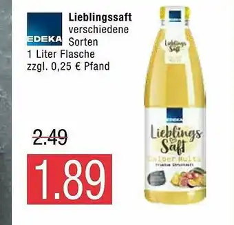 Marktkauf Edeka Lieblingssaft Angebot