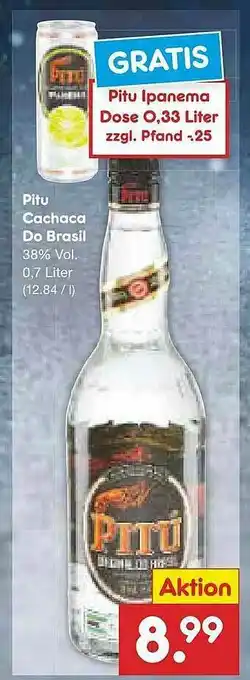 Netto Marken-Discount Pitu Cachaca Do Brasil Angebot