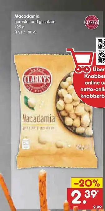 Netto Marken-Discount Clarkys Macadamia Angebot