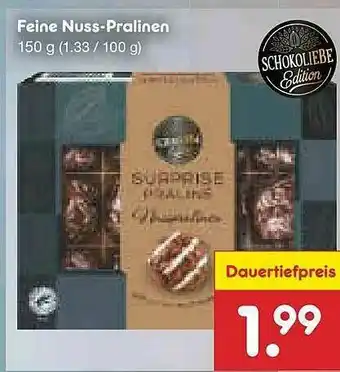 Netto Marken-Discount Feine Nuss-pralinen Schokoliebe Edition Angebot