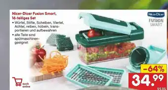 Netto Marken-Discount Nicer-dicer Fusion Smart, 16-teiliges Set Angebot