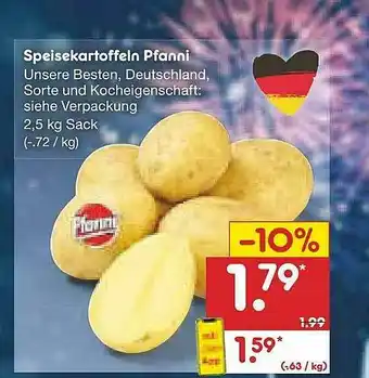 Netto Marken-Discount Speisekartoffeln Pfanni Angebot