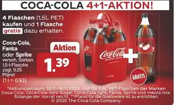 Famila Nord West Coca-Cola, Fanta oder Sprite Angebot