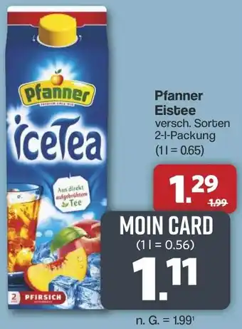 Famila Nord West Pfanner Eistee Angebot