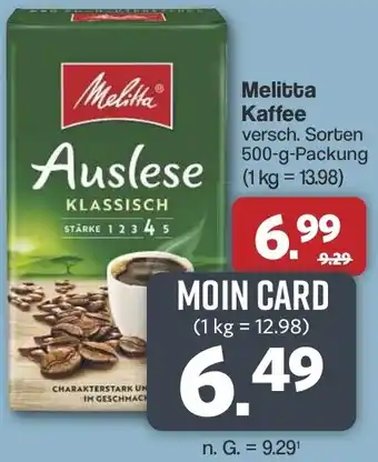 Famila Nord West Melitta Kaffee Angebot
