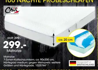 Möbel Martin Chili matratze Angebot