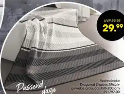 Möbel Martin Wohndecke diagonal shades Angebot