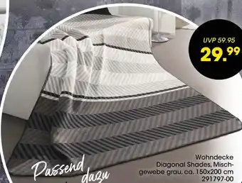 Möbel Martin Wohndecke diagonal shades Angebot