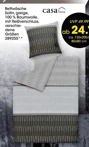 Möbel Martin Casa nova bettwäsche satin Angebot