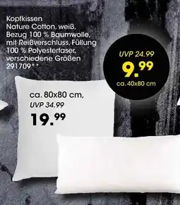 Möbel Martin Kopfkissen nature cotton Angebot
