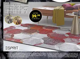Möbel Martin Esprit webteppich modernina ca. 120x170 cm Angebot