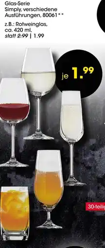 Möbel Martin Glas-serie simply rotweinglas Angebot