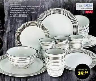 Möbel Martin Creatable kombiservice la gomera Angebot