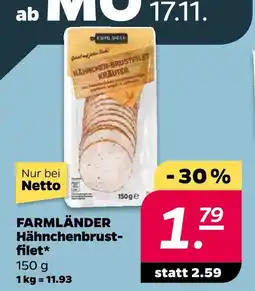 NETTO Farmländer hähnchenbrustfilet kräuter Angebot