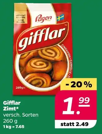 NETTO Pagen gifflar zimt Angebot