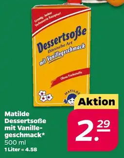 NETTO Matilde dessertsoße mit vanillegeschmack Angebot