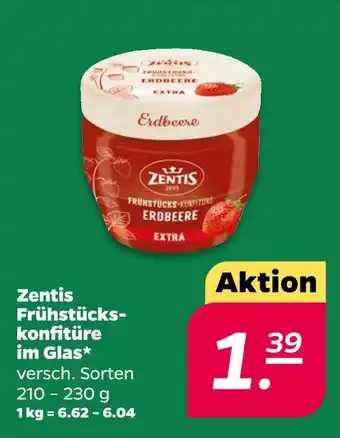 NETTO Zentis frühstücks-konfitüre erdbeere Angebot
