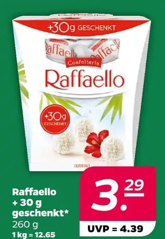 NETTO Ferrero raffaello + 30 g geschenkt Angebot