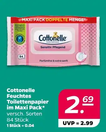 NETTO Cottonelle feuchtes toilettenpapier im maxi pack Angebot