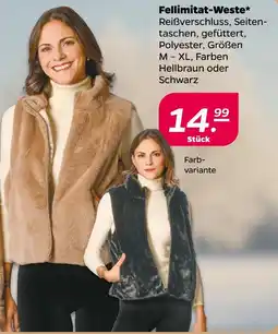 NETTO Fellimitat-weste Angebot