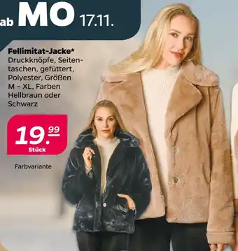 NETTO Fellimitat-jacke Angebot