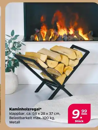 NETTO Kaminholzregal Angebot