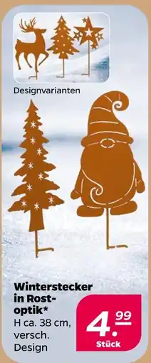 NETTO Winterstecker in rostoptik Angebot