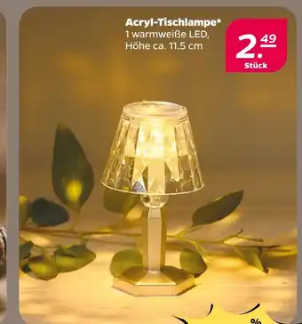 NETTO Acryl-tischlampe Angebot