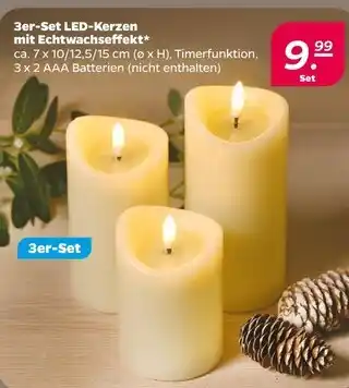NETTO Led-kerzen mit echtwachseffekt Angebot