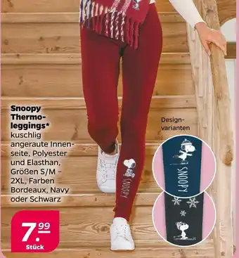 NETTO Snoopy thermo-leggings Angebot